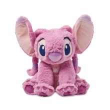 Disney Store Ufficiale Peluche Angel Medio, Lilo & Stitch, Popolare Peluche Stitch e Angel con Orecchie Flessibili - Medio 15 3