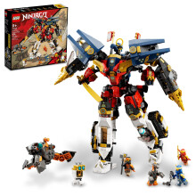 LEGO NINJAGO Ninja Ultra Combo Mech 4 in 1 Set 71765 con Macchinina, Aereo a reazione e Carro armato, pi 7 Minifigure