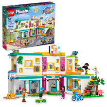 LEGO Friends Heartlake International School Playset giocattolo da costruzione per bambine e bambini con 5 mini-doll di personaggi 2023 e accessor