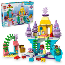 LEGO DUPLO Disney Ariels magisches Unterwasserpalast-Bauspielzeug - Die kleine Meerjungfrau für Kinder ab 2 Jahren