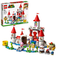 LEGO Super Mario Peachs Castle Expansion Set 71408 Gioco costruibile, regalo per bambini dagli 8 anni in su, con Time Block pi i personaggi di B