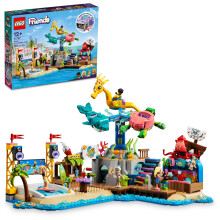 LEGO Friends Beach Amusement Park 41737 - Set di giocattoli da costruzione, un progetto tecnico per bambini dai 12 anni in su, con giostra rotant