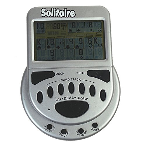 John Hansen cS3010 Mega Screen Solitaire Handheld Electronic game  Blue