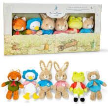 KIDS PREFERRED Set Regalo 6 Pezzi Animali di Peluche Peter Rabbit 9 Pollici per Bambini