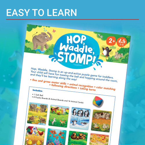 Ravensburger Ravensburger Hop, Waddle, Stomp! - Παιχνίδι Παζλ για 2+ Ετών 2