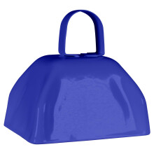 Windy City Novelties 12 Pack Blue Metal Cowbells with Handles 3 inch In Bulk Novelty Noisemakers Team Spirit Sports Fan Supplies Party Favors New