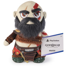 PlayStation Kratos, 10-Zoll Sammler-Plüsch, süße Plüschfiguren und Kinder-Spielzeuge für PS5-Fans