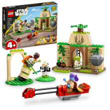 LEGO Star Wars Tenoo Jedi Temple 75358 Brinquedo de constru o com Kai Brightstar e Yoda Figures Star Wars Starter de brinquedo conjunto com pres