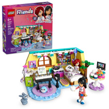 LEGO Friends Paisleys Zimmer-Bauspielzeug Rollenspielset fr Kinder, Mdchen und Jungen ab 6 Jahren mit 2 Minipuppen, Haustierhasenfigur und Pls