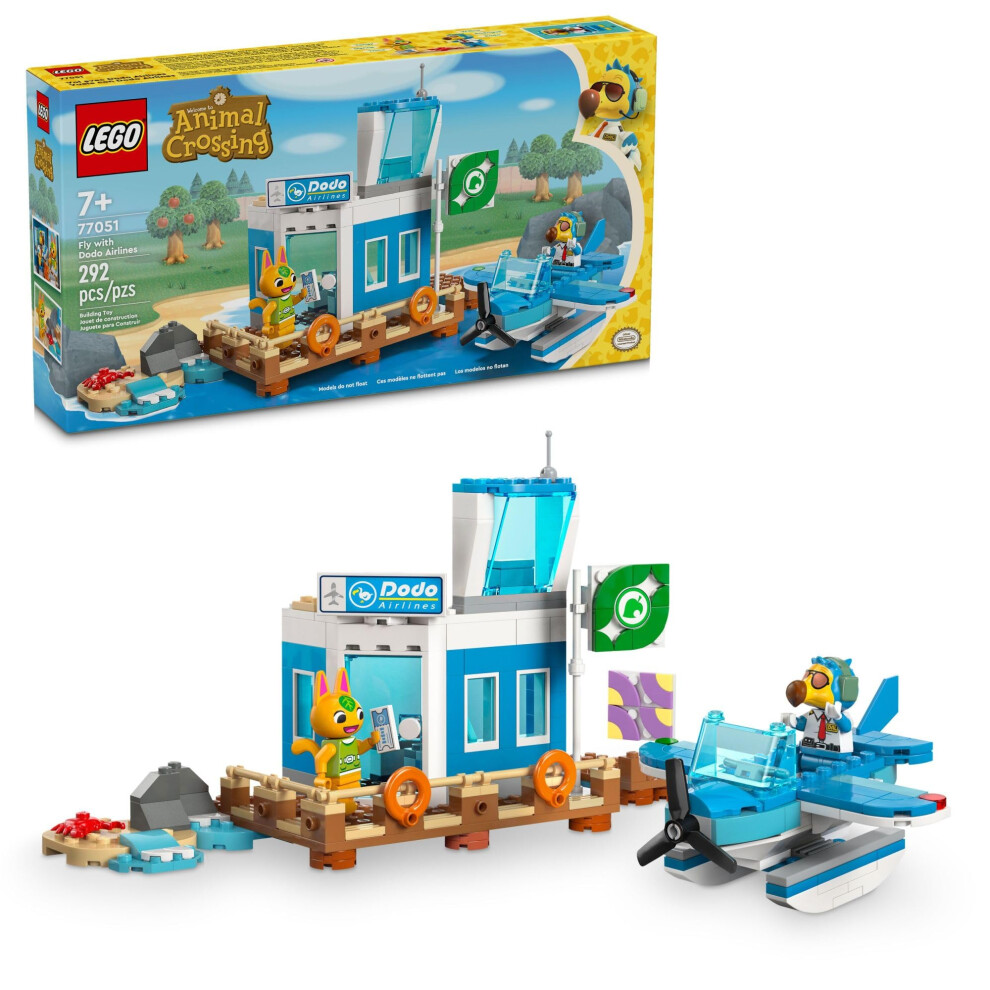 Lego Animal Crossing Fly Con Dodo Airlines Airport, Giocattolo Per Bambini E Minifigure Pilota Ispirato Alla Serie Di Videogiochi, Regalo Per Ragazze E Ragazzi Dai 7 Anni In Su, 77051-image