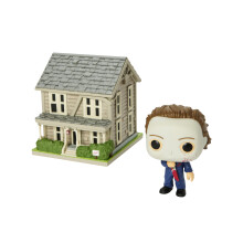 Figurine Funko Spirit Halloween Michael Myers avec maison POP! Town