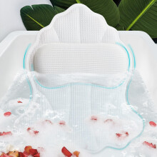 Poemland Badekissen für die Badewanne, Luxus Badekissen Soft 4D Mesh, Badewannen Kissen mit 6 Saugnäpfen