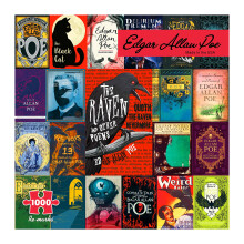 Re-Marks Edgar Allan Poe Literární Puzzle, Zábavné 1000-dílné Puzzle pro Všechny Věkové Kategorie