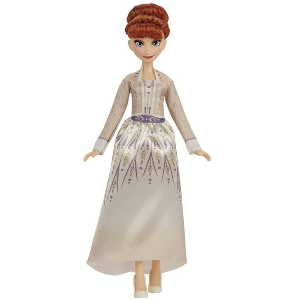 Disney La Reine des Neiges 2 Le pique-nique d'automne d'Anna et Olaf Poupée Olaf Poupée Anna avec robe et accessoires de poupée de mode Jouet pou