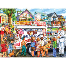 Cra-Z-Art - RoseArt - Regreso al pasado 1000PC - D a del cami n de helados