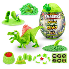 Huevo de dinosaurio iluminado Mega Jurassic (Spinosaurus) de ZURU, huevo coleccionable con m s de 25 sorpresas, juguete f sil de limo volc nico,