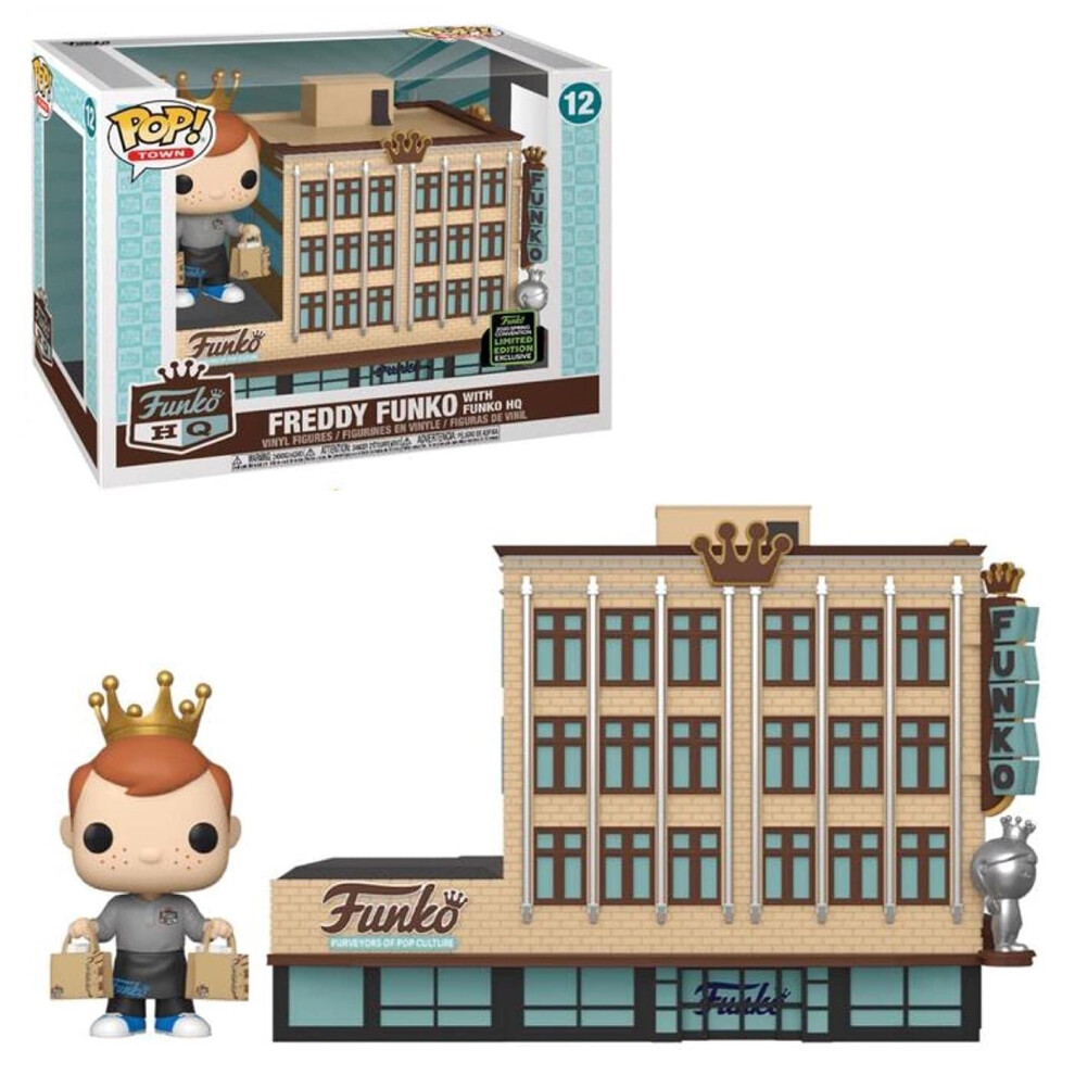 Photos - Action Figures / Transformers Funko POP! Town Freddy  with  HQ  #12 45915FW [ECCC]