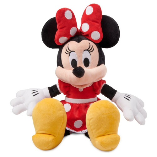 Disney Disney Store Επίσημο Μαλακό Παιχνίδι Minnie Mouse - 17 Ίντσες - Κόκκινο Φόρεμα με Πουά & Κορδέλα 1