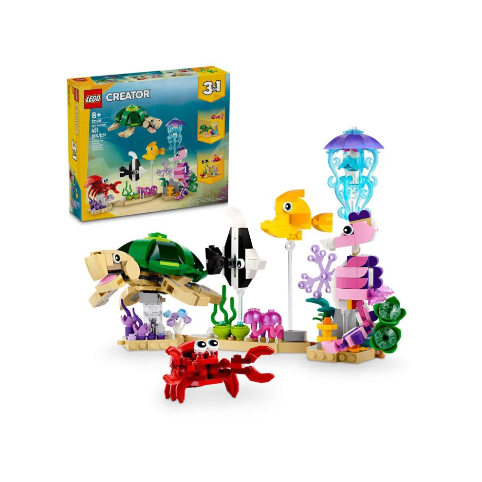 Lego 31158 Animali Marini 421 Pezzi