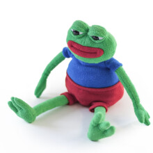 Hashtag Collectibles Pepe The Frog - De offici?e pluche pop (anatomisch correct)