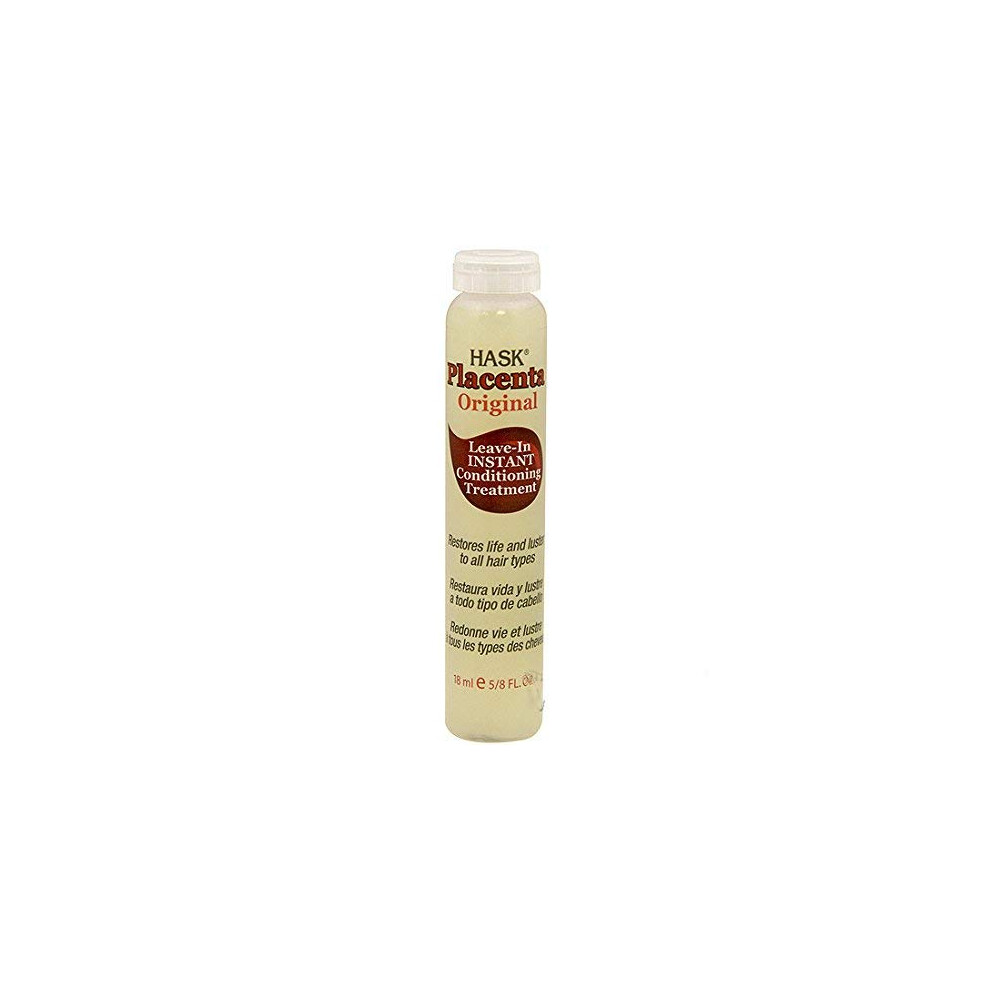 Hask Vials Placenta Super Strength Leave-In(18 Pieces) Display