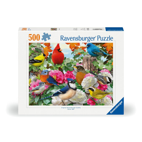 Ravensburger Ravensburger Παζλ Κήπου με Πουλιά 500 Τεμαχίων για Ενήλικες - 12000147 1