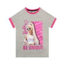 Barbie T-shirts voor Meisjes | Officiële Merch | Inspirerende T-shirt Grijs 8