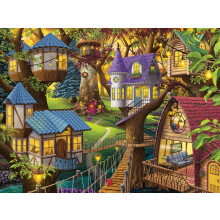 Ravensburger Twilight in The Treetops 1500-delige puzzel voor volwassenen - 12001009 - Handgemaakt gereedschap Made in Germany Elk stukje past perfec