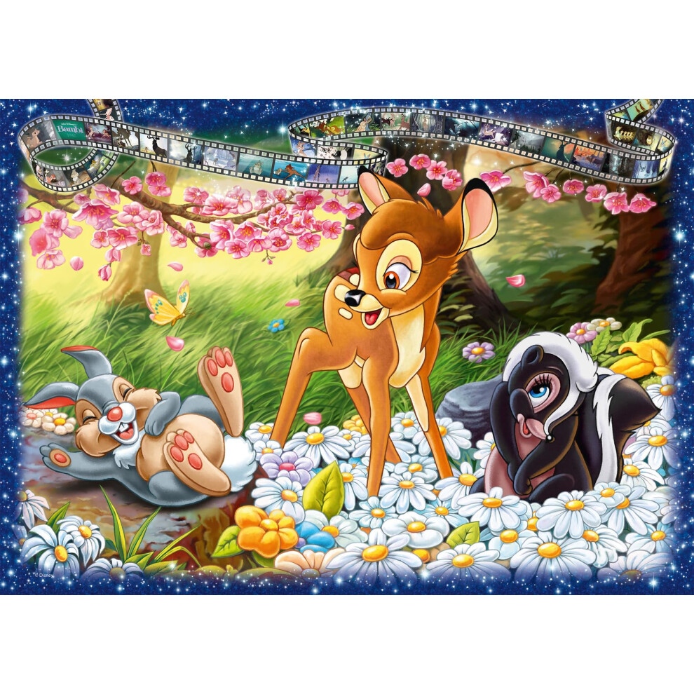 Ravensburger Disney Collector's Edition Bambi 1000 Piece Jigsaw Puzzle For Adults - 12000313 - Handcrafted Tooling Made In Germany Every Piece Fits