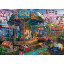 Ravensburger Övergivet Tema: Dystert Karneval 1000 Bitars Pussel för Vuxna - 12000487
