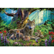 Ravensburger 1000 Teile Puzzle "Wölfe im Wald" für Erwachsene - Handgefertigte Qualität aus Deutschland