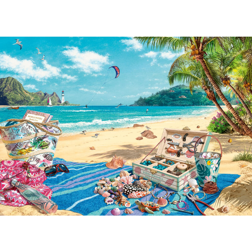 Ravensburger The Shell Collector 1000 Piece Jigsaw Puzzle For Adults - 12000425 - Handcrafted Tooling Made In Germany Every Piece Fits Together Perf