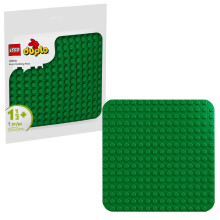 LEGO DUPLO Groene bouwplaat - Leer- en educatief bouwspeelgoed voor peuters, kleuters en meisjes vanaf 1,5 jaar - Cadeau-idee? voor verjaardagen - 10