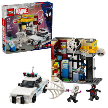 LEGO Marvel Spider-Verse Miles Morales vs. The Spot Building Toy Set - Marvel Superhero Toy for Kids Boys and Girls Ages 9+ - with 4 Minifigures -