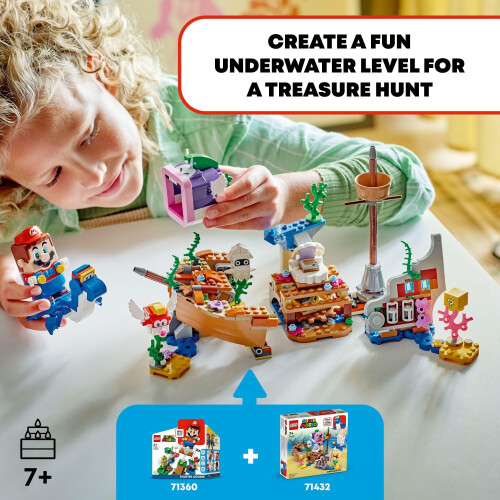 LEGO LEGO Super Mario Περιπέτεια Ναυάγιου Dorrie's, Συλλεκτικό παιχνίδι για παιδιά 1