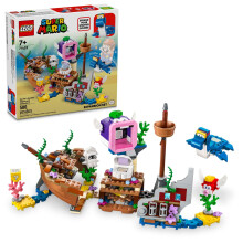 LEGO Super Mario - Avventura al relitto di Dorrie - Pack di espansione - Giocattolo da collezione Super Mario per bambini con i personaggi di Che