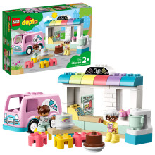 LEGO DUPLO Stadsbakkerij 10928 Educatief speelcaf? Speelgoed voor peuters Geweldig cadeau voor kinderen vanaf 2 jaar (46 stuks)