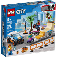 LEGO City Skate Park 60290 ptokszlet; Meno ptojtk gyerekeknek, 2021 (195 darab)