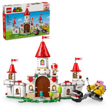 LEGO Super Mario gevecht met Roy bij Peachs Castle Nintendo Mario-speelgoed voor kinderen Kasteelspeelgoed- en avonturenset Super Mario-cadeau voor m