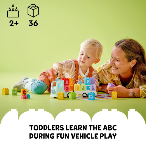 LEGO LEGO DUPLO Town Αλφαβητάκι Truck, Κατασκευαστικό παιχνίδι για παιδιά 2+, ABC Learning όχημα 1