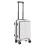 Living And Home (White) 20 Inch Front Opening Suitcase with TSA Lock and USB Charging Port 1