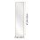 Living And Home Modern Slim Frame Full Length Wall Mirror, Gold 6