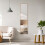 Living And Home Modern Slim Frame Full Length Wall Mirror, Gold 3
