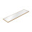 Living And Home Modern Slim Frame Full Length Wall Mirror, Gold 4