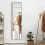 Living And Home Modern Slim Frame Full Length Wall Mirror, Gold 2