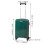 Living And Home (Green) Hardside Carry-on Suitcase with Spinner Wheels 6