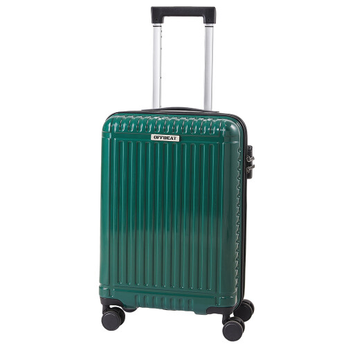 Living And Home (Green) Hardside Carry-on Suitcase with Spinner Wheels
