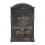 Living And Home Vintage Wall-Mounted Postbox with Lock 3