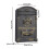 Living And Home Vintage Wall-Mounted Postbox with Lock 6