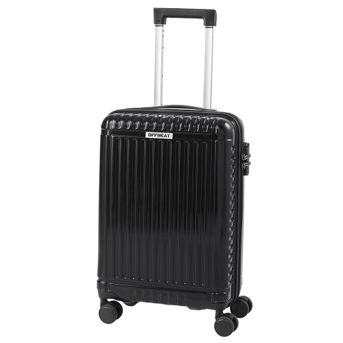 Living And Home (Black) Hardside Carry-on Suitcase with Spinner Wheels